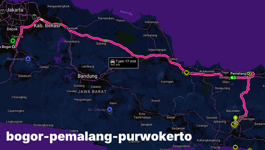 Rute-perjalanan-Bogor-ke-Purwokerto-banyumas
